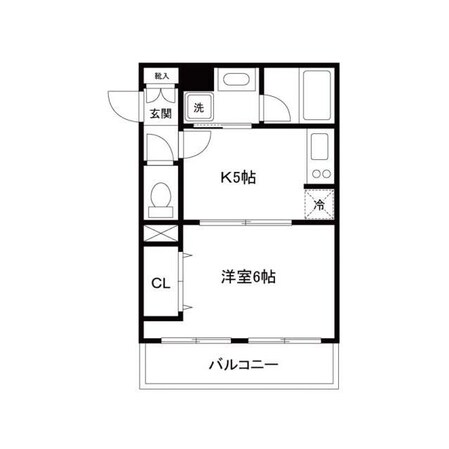 北千住駅 徒歩5分 2階の物件間取画像